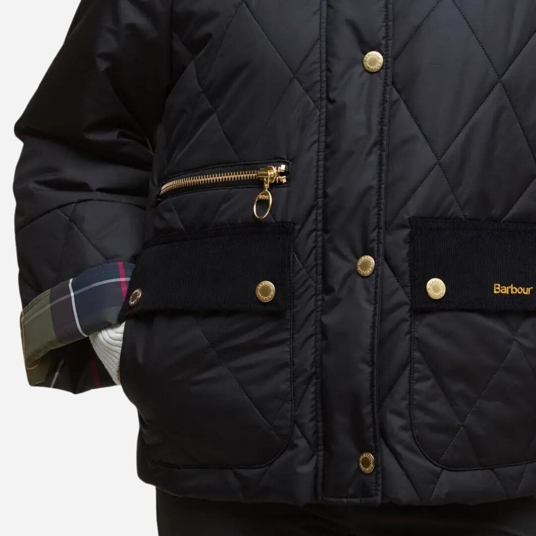 Martha Quilted Jacket - Black
