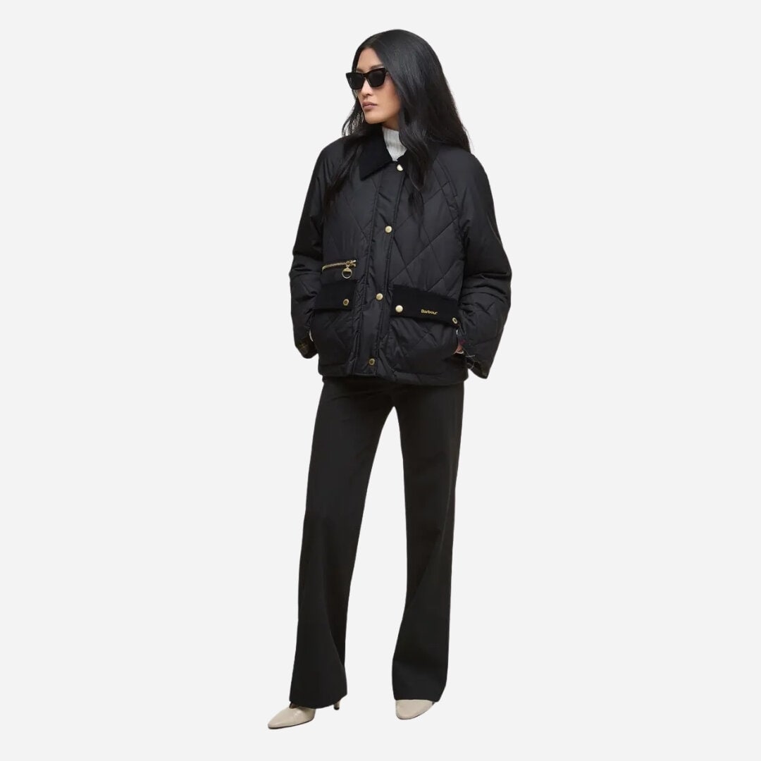 Martha Quilted Jacket - Black