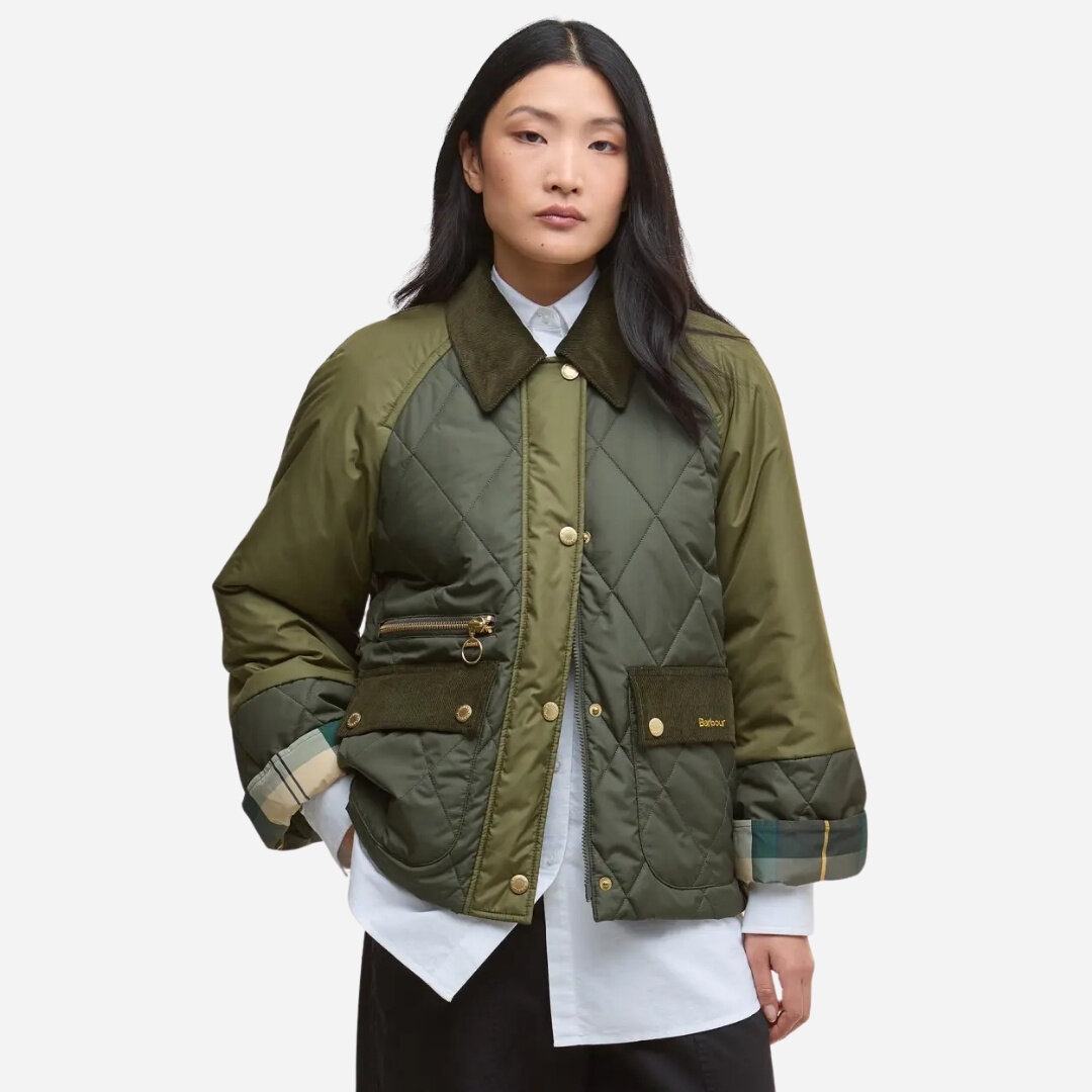 Martha Quilted Jacket - Olive