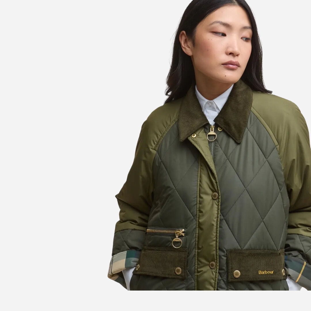 Martha Quilted Jacket - Olive