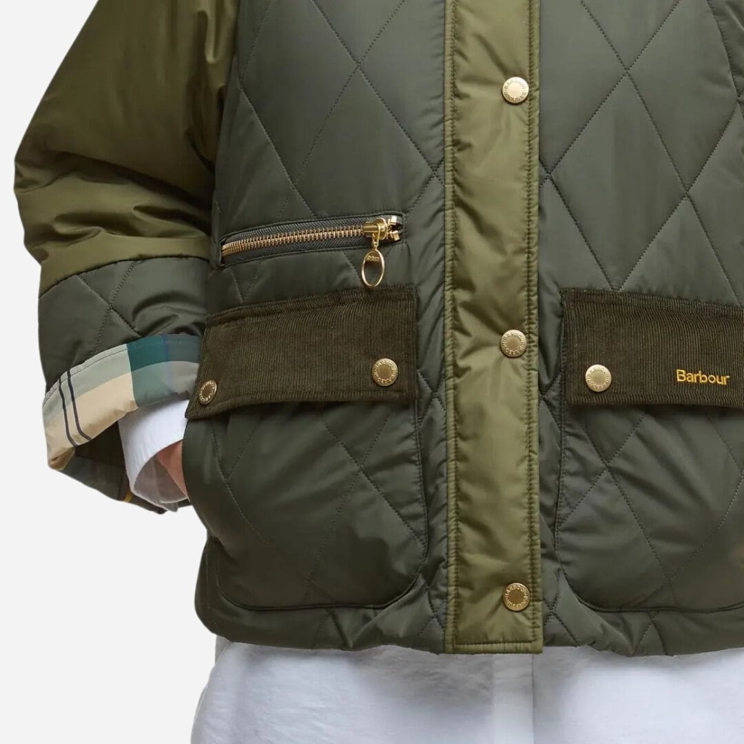 Martha Quilted Jacket - Olive