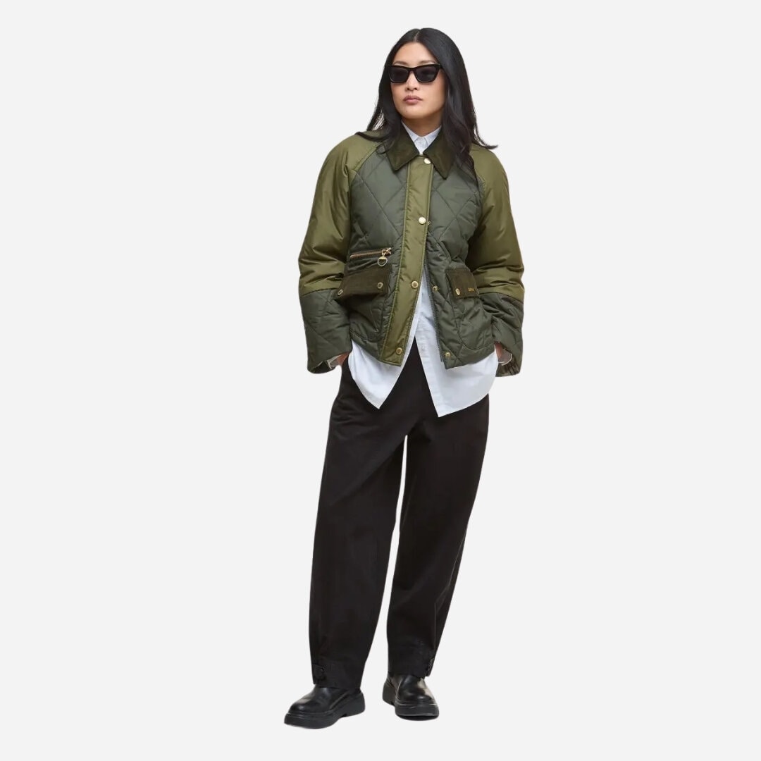 Martha Quilted Jacket - Olive