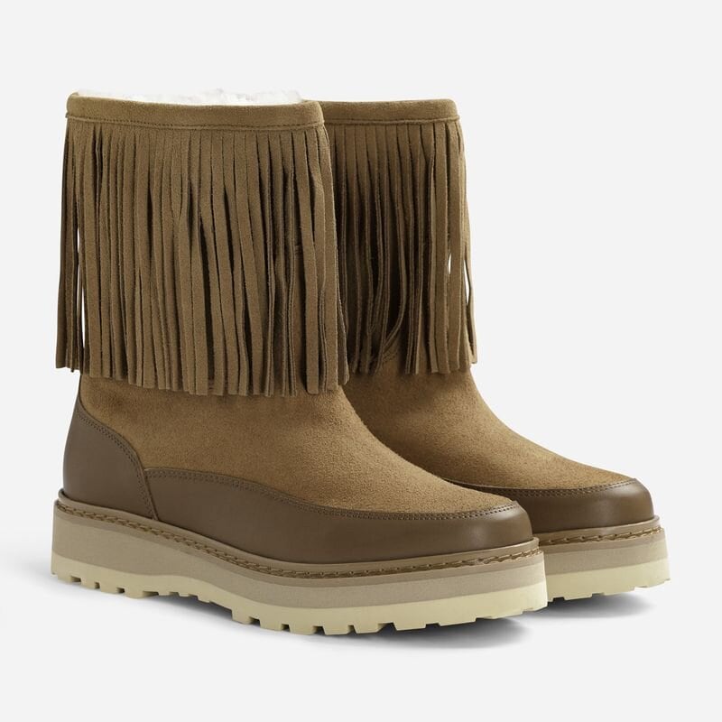 Tag Boot Fringes X We Norwegians - Cognac