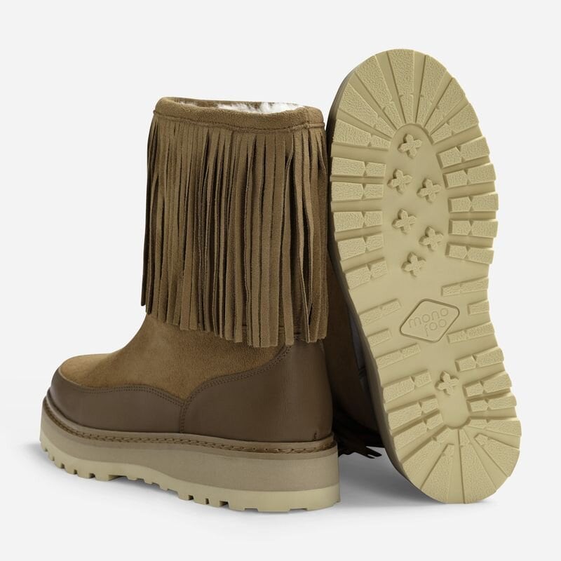 Tag Boot Fringes X We Norwegians - Cognac