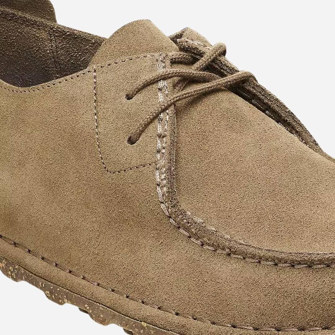 Utti Lace Suede Leather - Gray Taupe