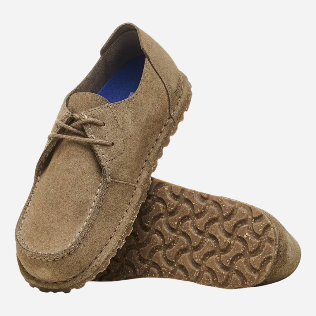 Utti Lace Suede Leather - Gray Taupe
