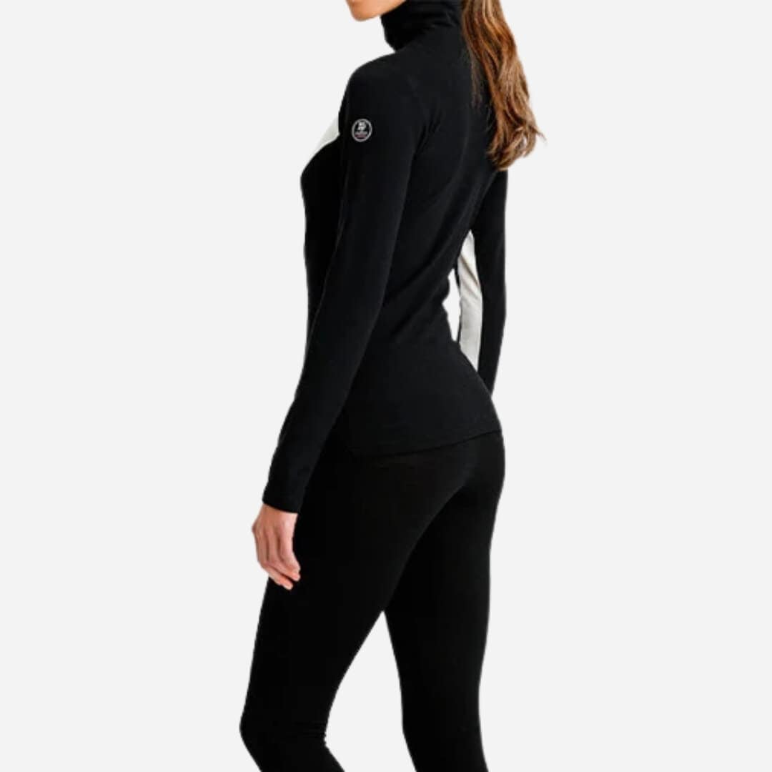 Voss Chevron Zipup Women - Black