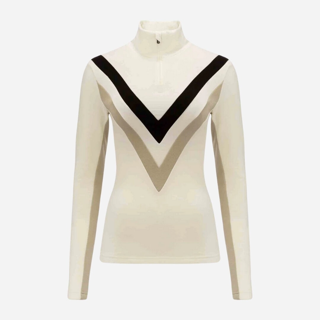Voss Chevron Zipup Women - Off White