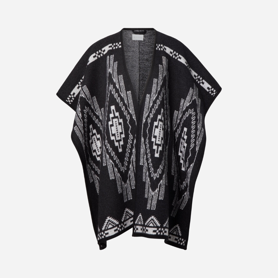 Kautikeino Poncho - Black