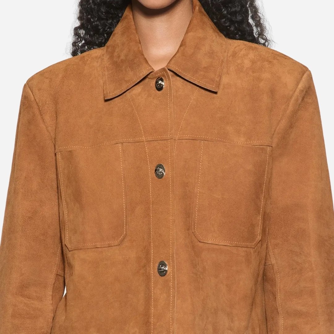Luz Jacket - Desert Tan Suede