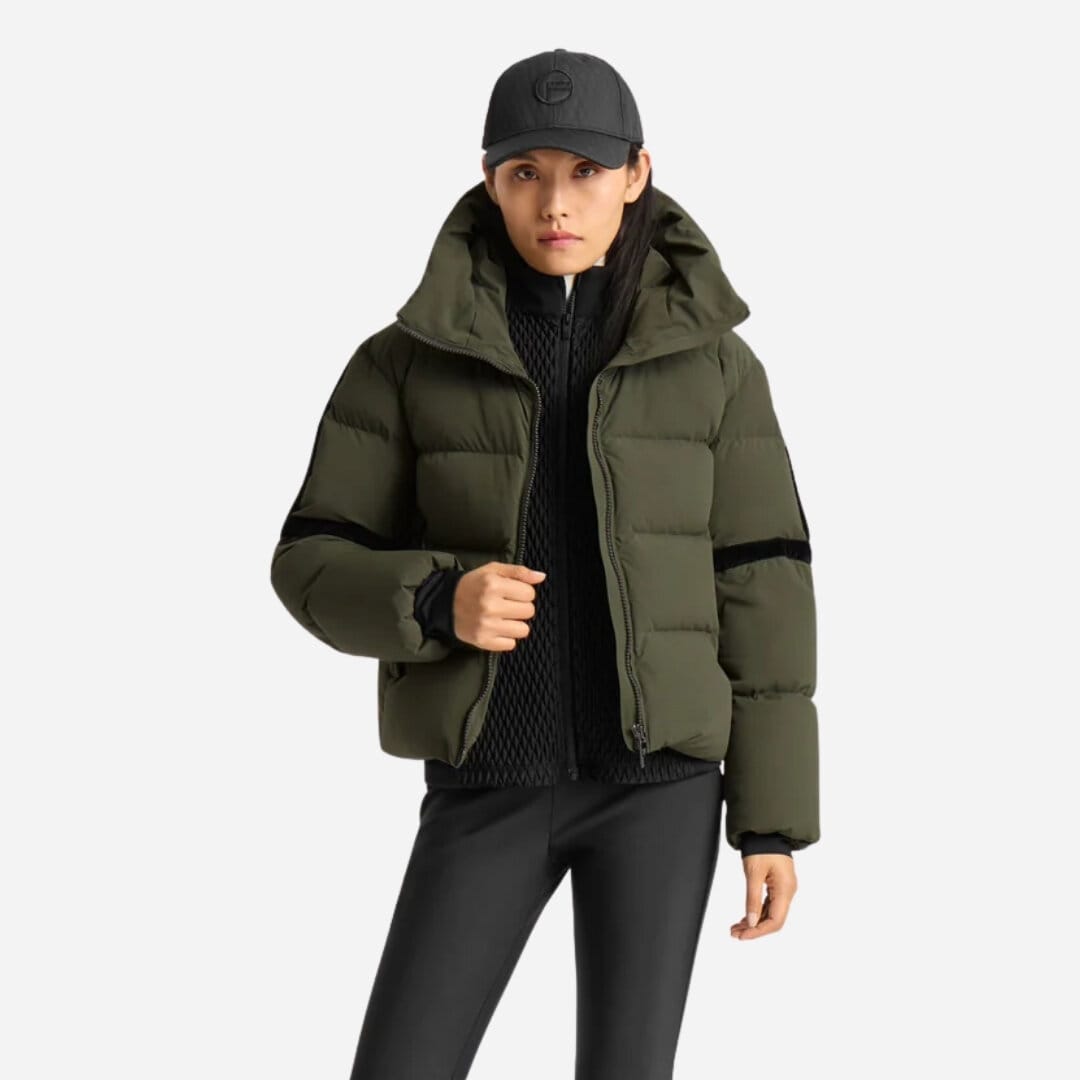 Barsy Down Jacket - Moss Green/Noir
