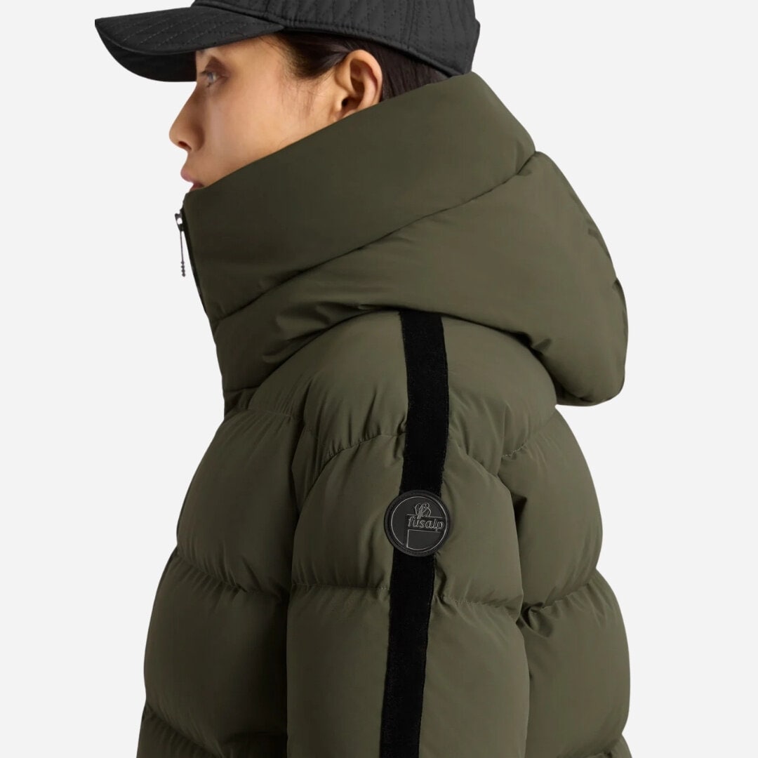 Barsy Down Jacket - Moss Green/Noir