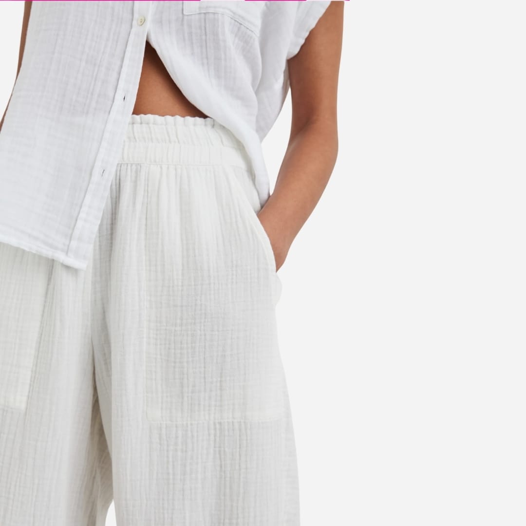 Leon Pant - White