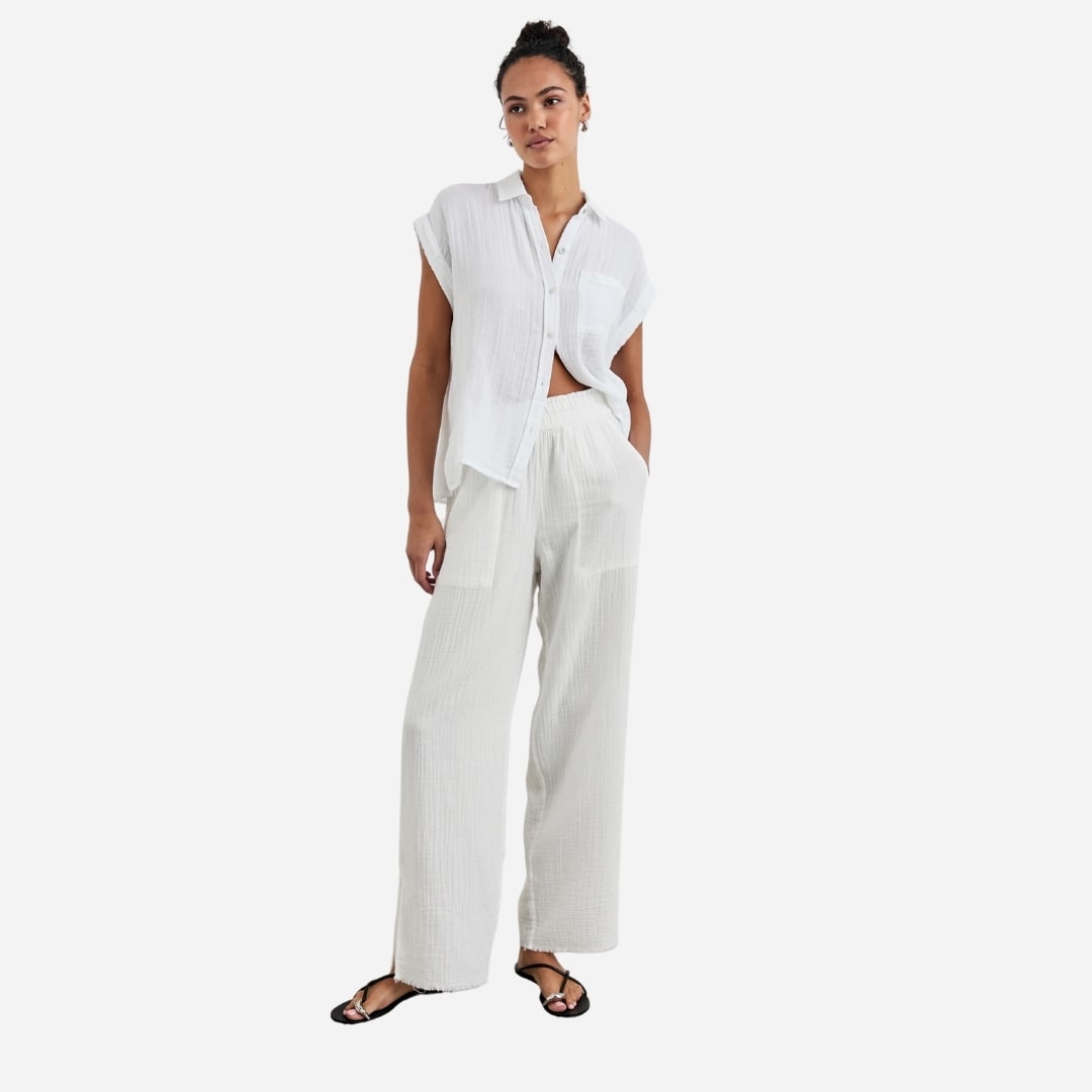 Leon Pant - White