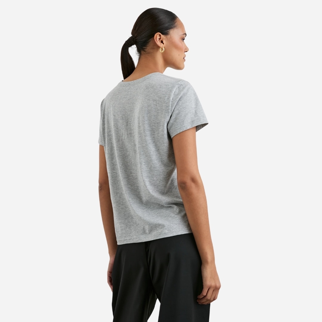 Classic Crew T-Shirt - Heather Grey