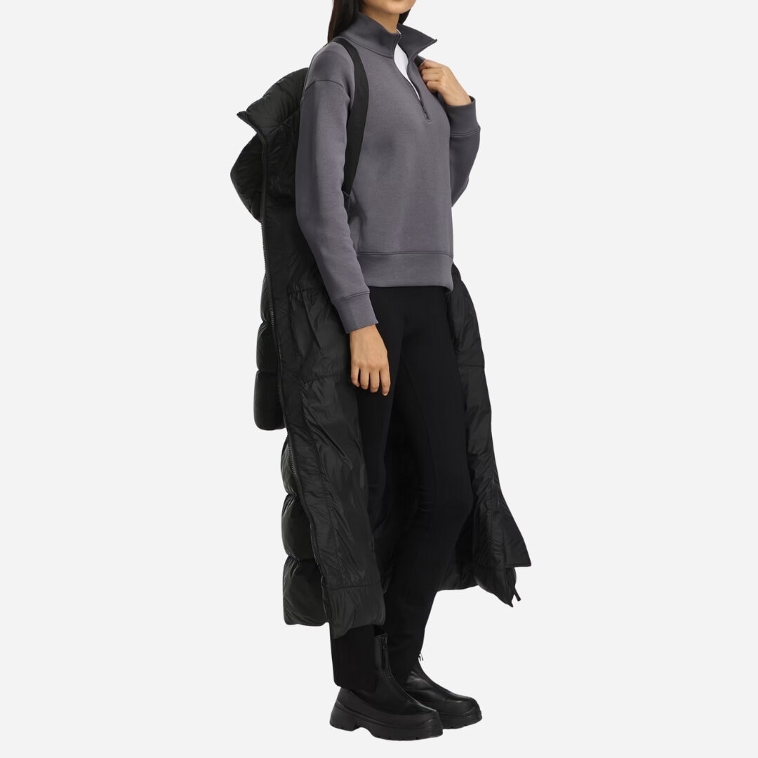 Mystique Puffer Tonal Label - Black