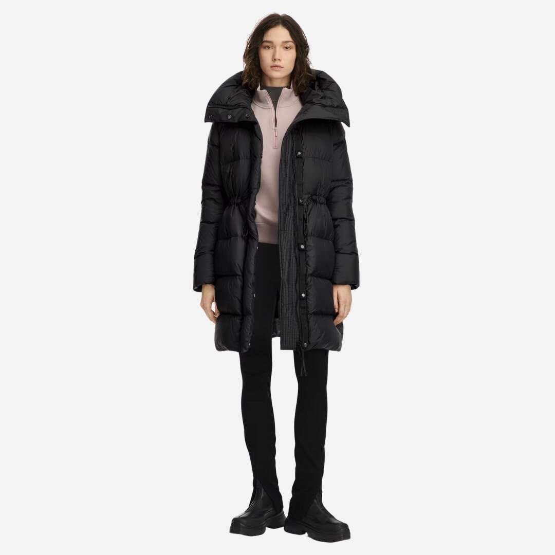 Montgomery Coat Tonal Disk - Black