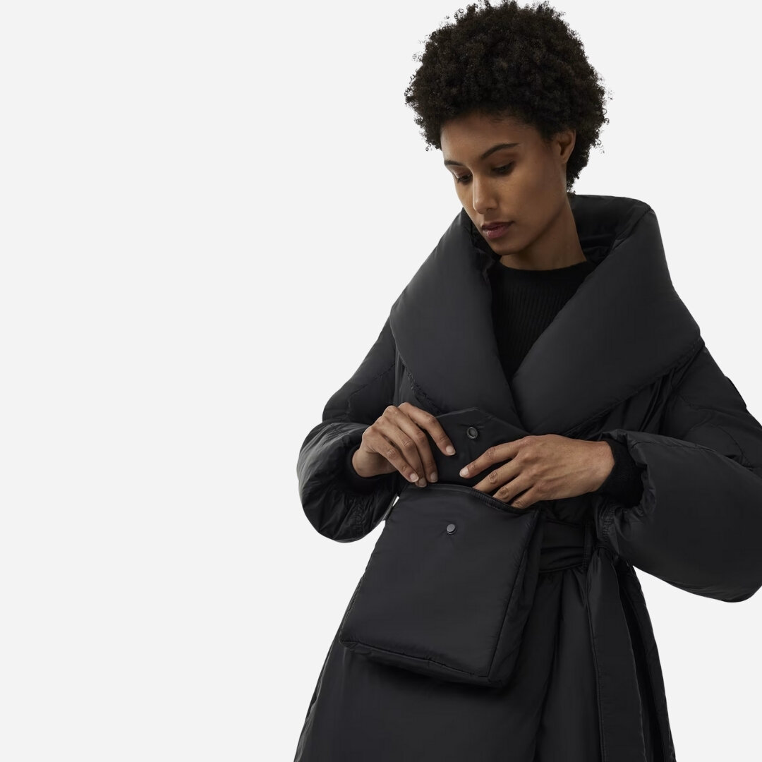 Elie Blanket Coat - Black