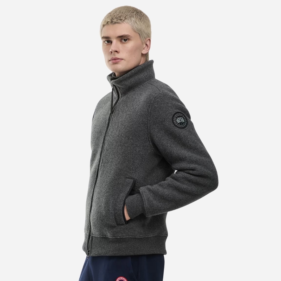 Lawson Fleece Jacket Black Label - Quarry Grey