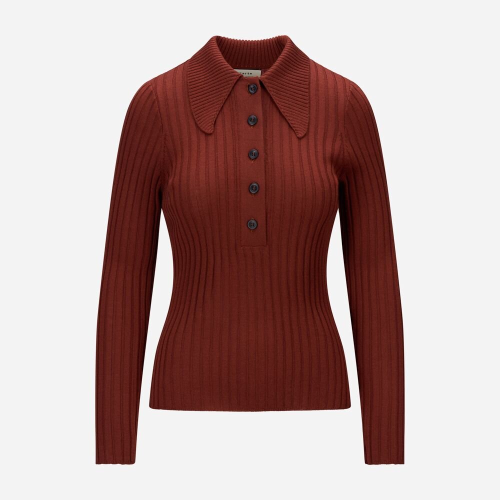 Dome Merino Sweater - Brick