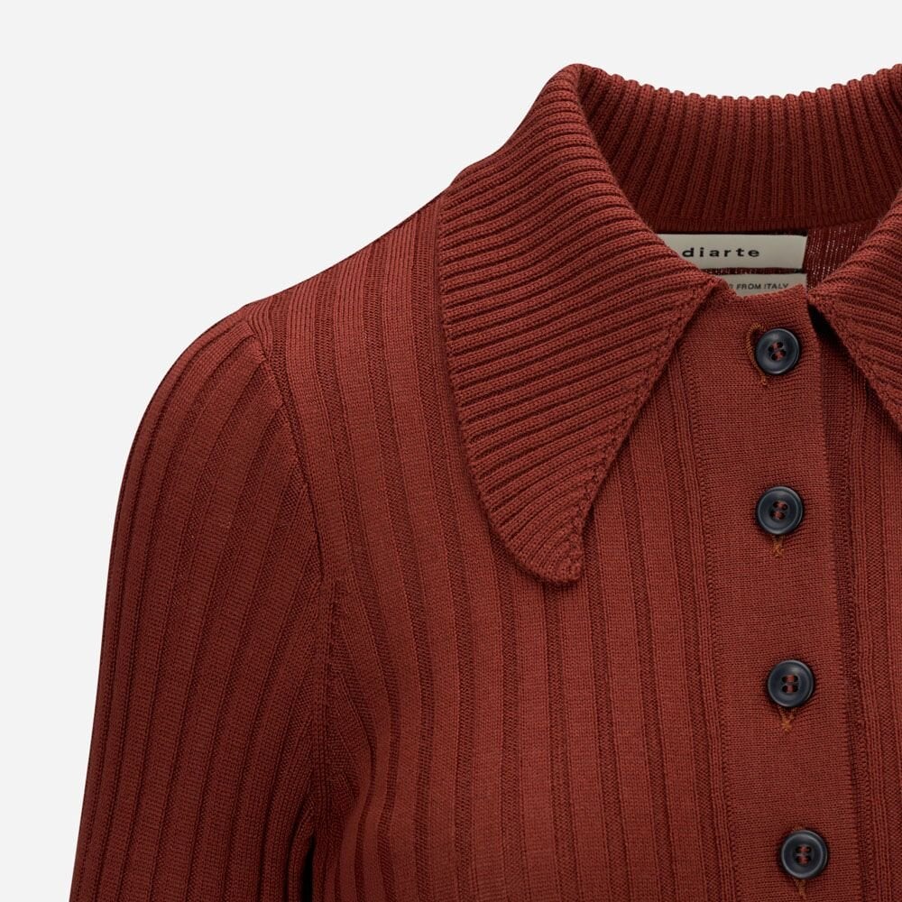 Dome Merino Sweater - Brick