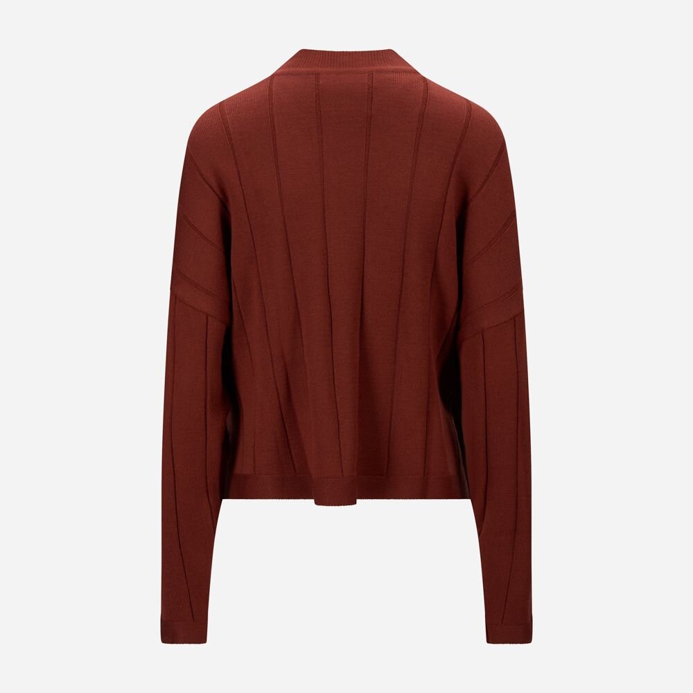 Montie Merino Sweater - Brick
