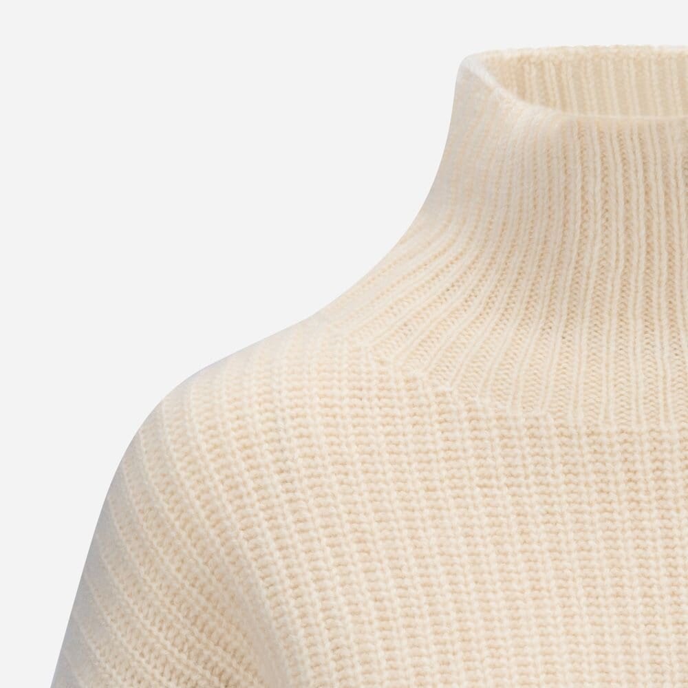 Deris Cashmere-Merino Sweater - Ivory