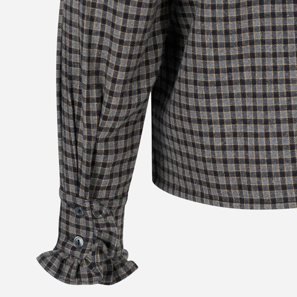 Ella Shirt - Grey Checks