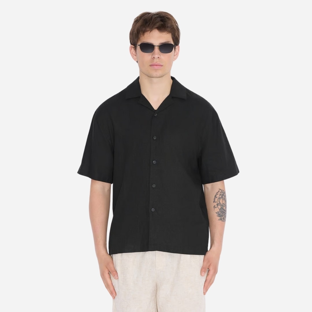 Pier Solid Shirt - Black