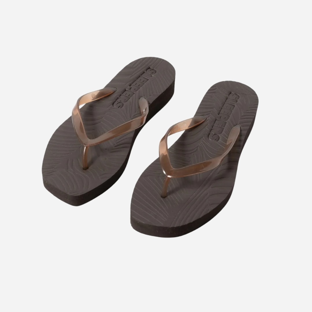 Tapered Platform Transparent - Brown