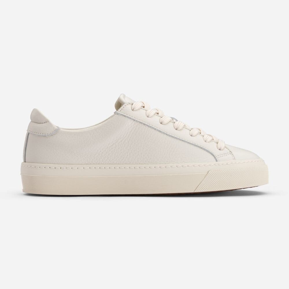 Kit Sneaker - Off White Tumbled Leather