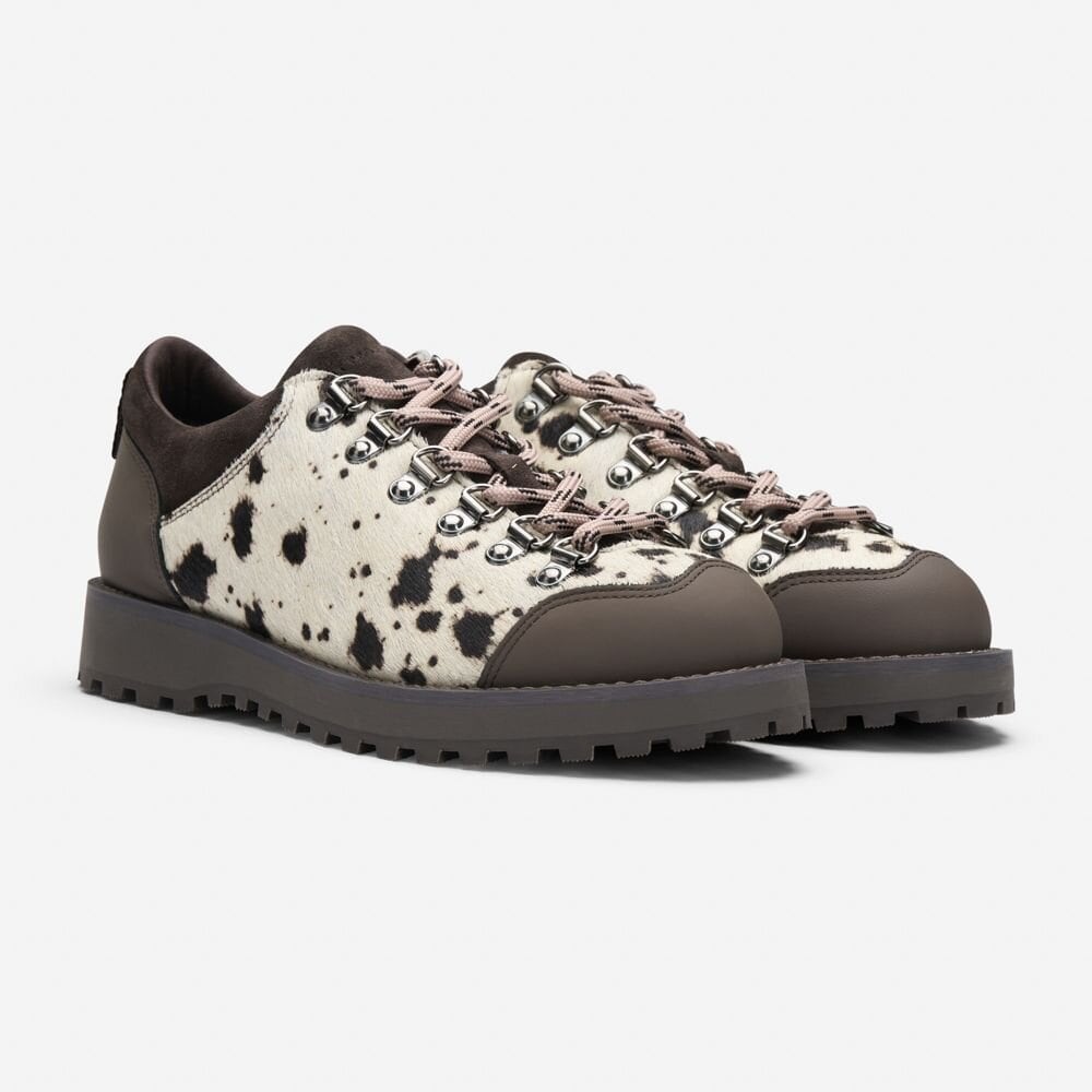 Dun Low Shoe - Hairy Cow Leather