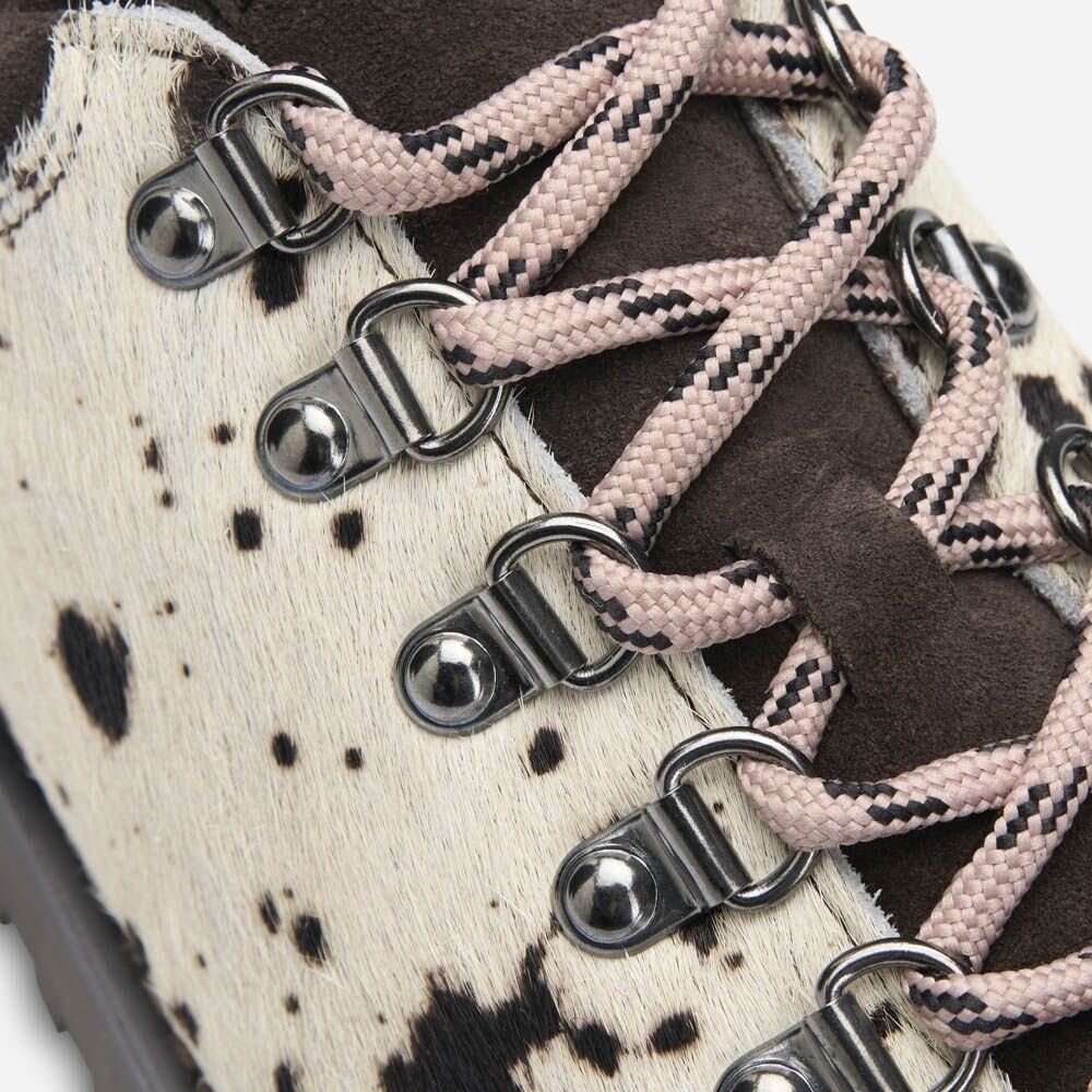 Dun Low Shoe - Hairy Cow Leather