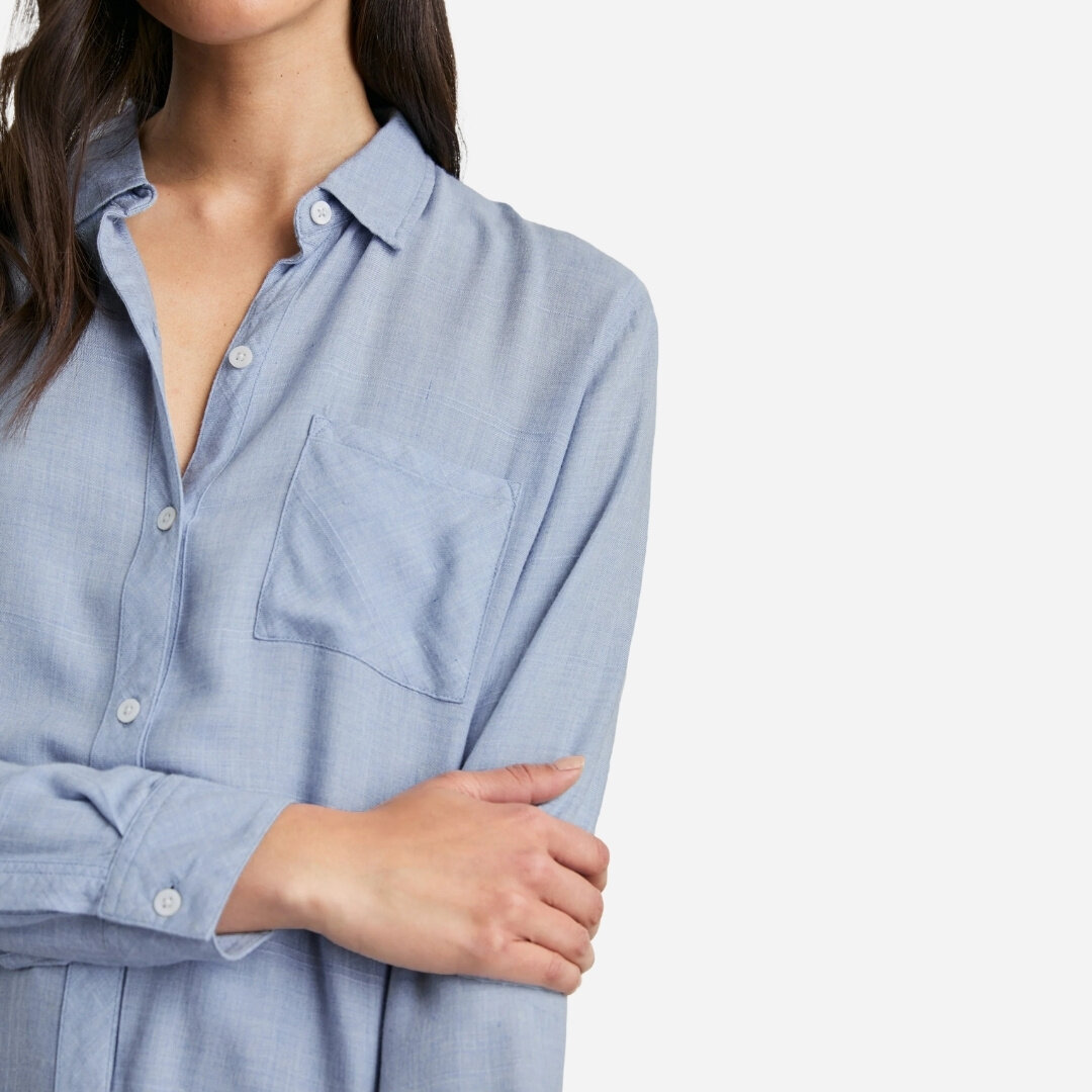 Hunter Shirt - Chambray Heather