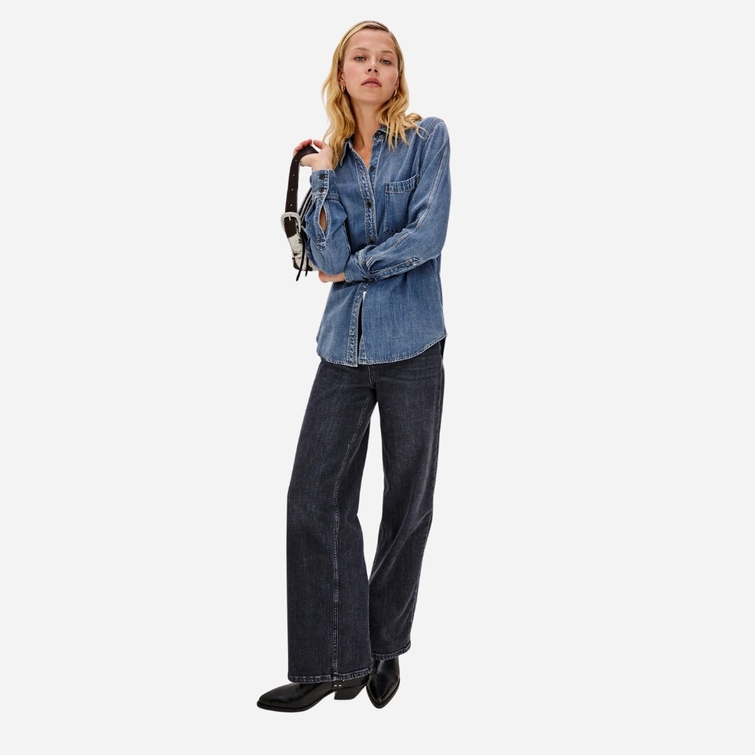 Atticus Shirt - Antique Blue