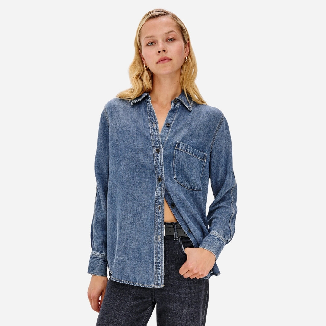 Atticus Shirt - Antique Blue