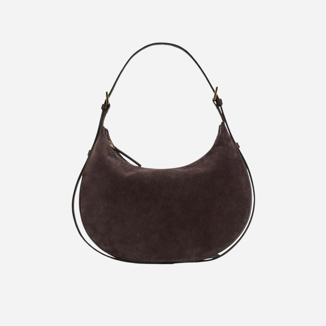 Liveri Bag - Walnut Suede-Vacchetta