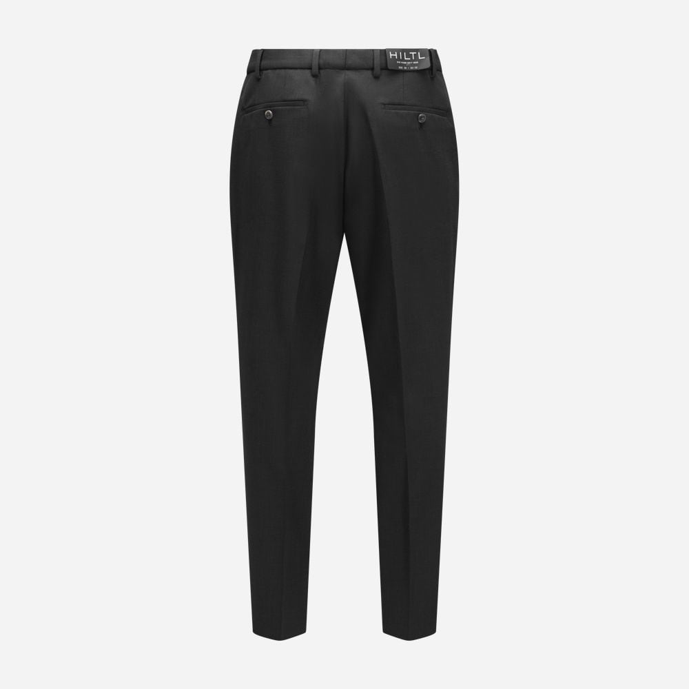 Picenza Wool Trouser - Dark Grey
