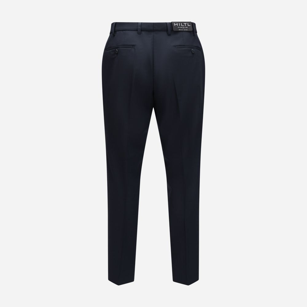 Picenza Wool Trouser - Dark Navy