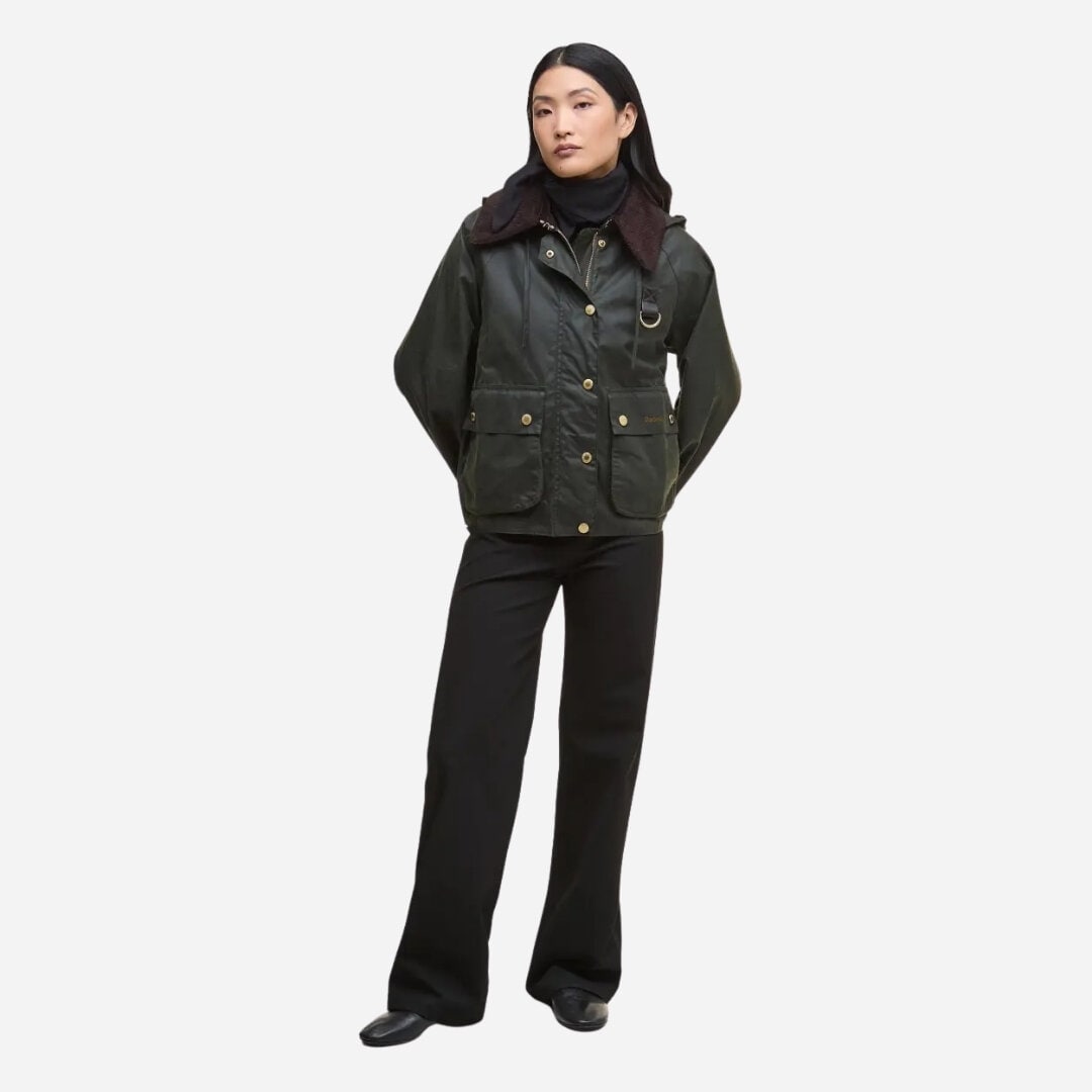 Reighton Spey Waxed Jacket - Olive
