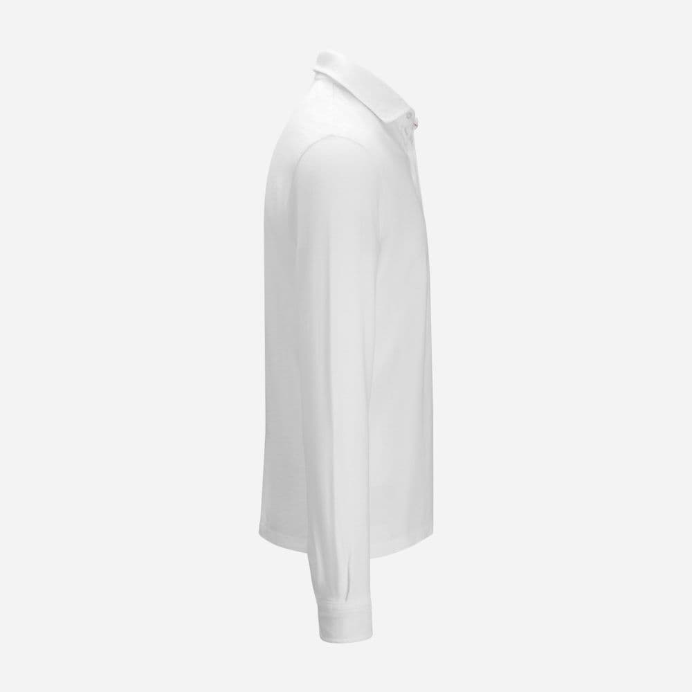Cris Polo Long Sleeve - White