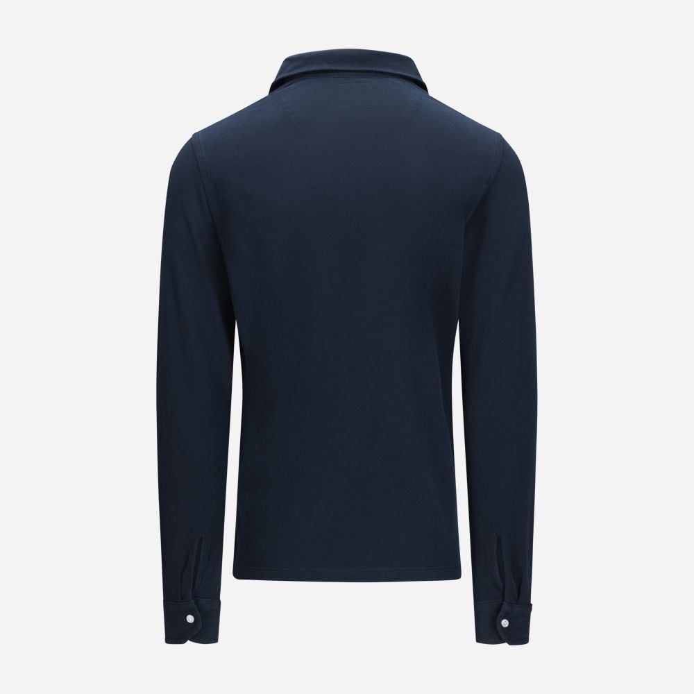 Cris Polo Long Sleeve - Navy