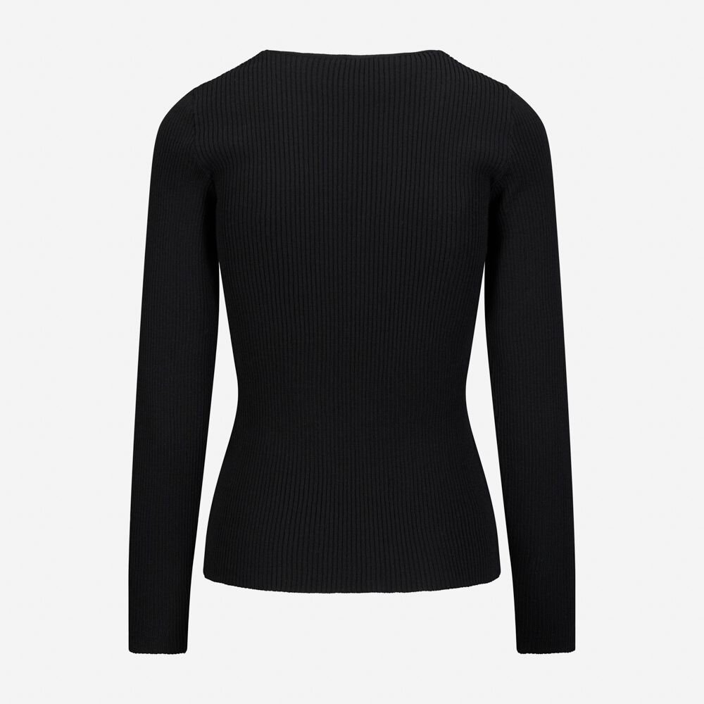 Karolina V-Neck Knit - Black