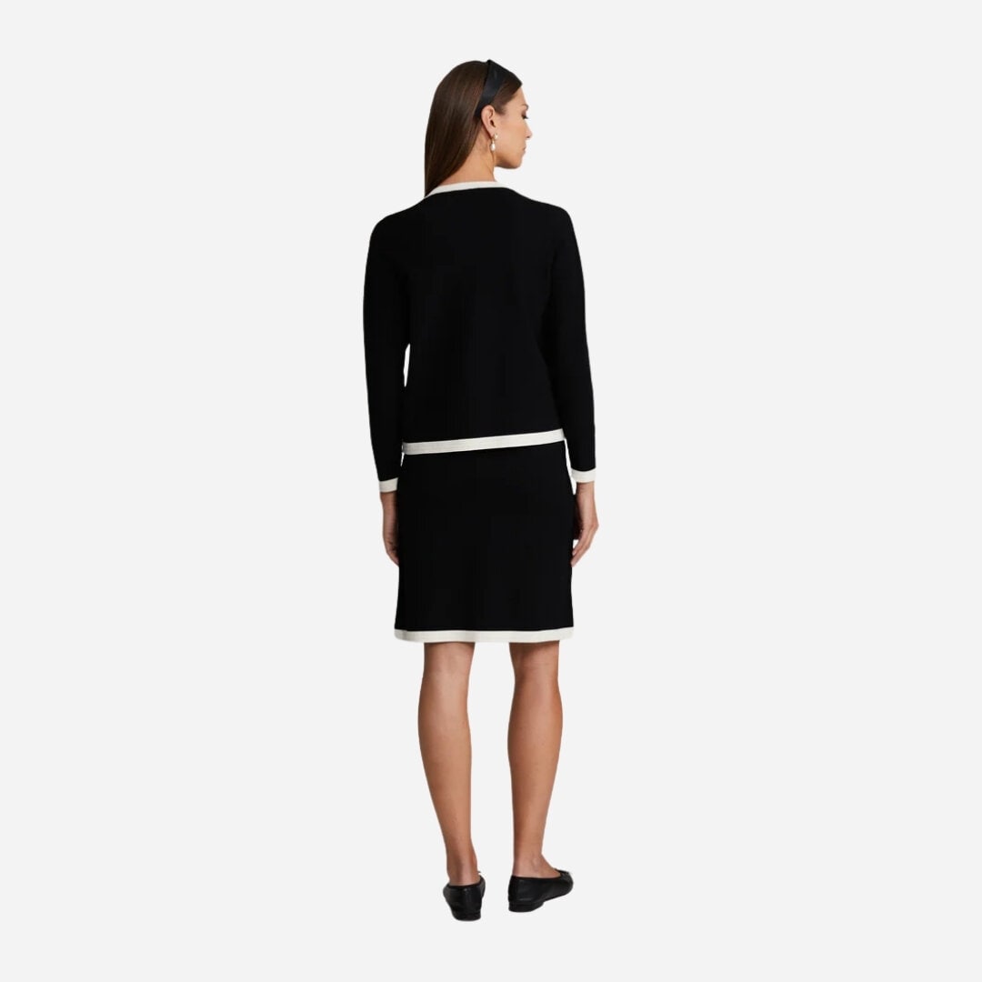 Charlott Cardigan - Black And White