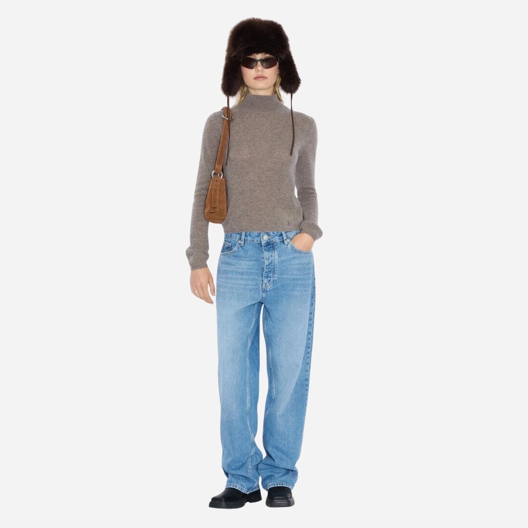 Cashmere Turtleneck - Taupe