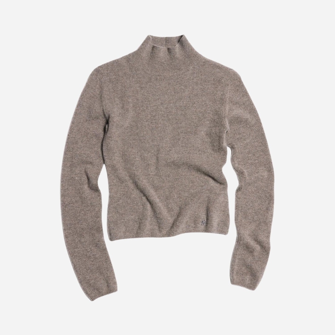 Cashmere Turtleneck - Taupe