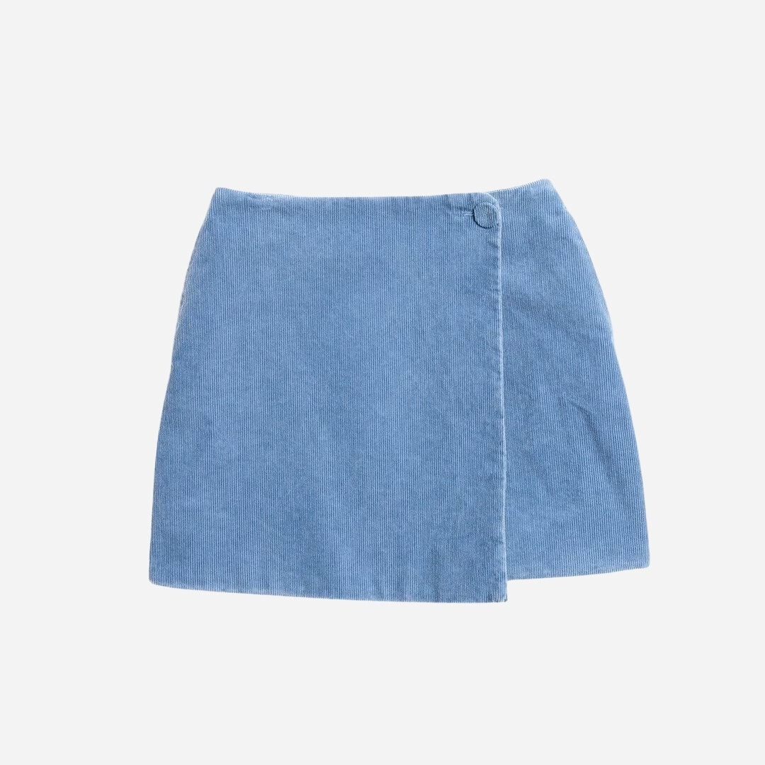 Enja Corduroy Skirt - Lt Blue Mix