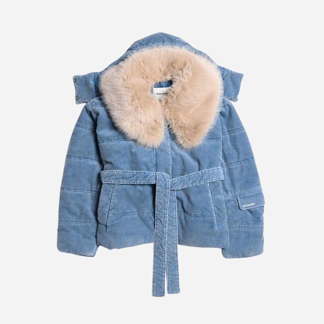 Steilia Cordurouy Jacket - Lt Blue Mix