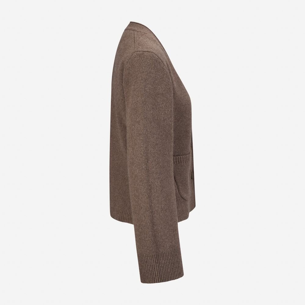 Julia Cardgian Cashmere-Wool - Brown