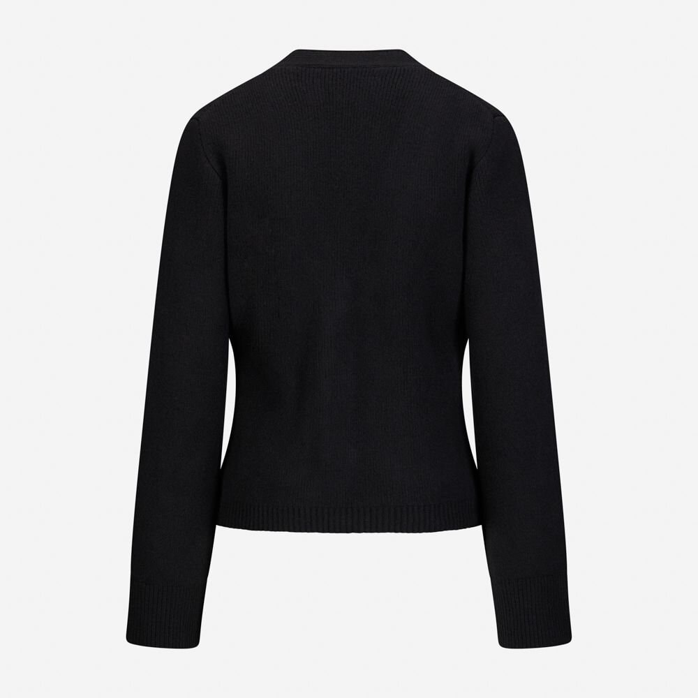 Julia Cardgian Cashmere-Wool - Black